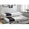 imageNovogratz Bright Pop Full Metal Daybed with Twin Trundle Bed BlackTwinTwin
