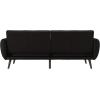 imageNovogratz Brittany 815quot Futon Sofa Bed and Couch Sleeper Ivory BoucleBlack