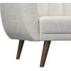 imageNovogratz Brittany 815quot Futon Sofa Bed and Couch Sleeper Ivory BoucleIvory Boucle