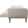 imageNovogratz Brittany 815quot Futon Sofa Bed and Couch Sleeper Ivory BoucleIvory Corduroy