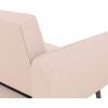 imageNovogratz Brittany 815quot Futon Sofa Bed and Couch Sleeper Ivory BouclePink