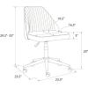 imageNovogratz Brittany Office Chair with Casters Gray Linen