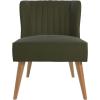 imageNovogratz Brittany Upholstered Accent Chair Green Linen