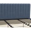 imageNovogratz Brittany Upholstered Bed Daybed Twin GrayBlue Linen