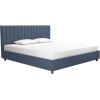 imageNovogratz Brittany Upholstered Bed Daybed Twin GrayBlue Linen