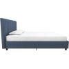 imageNovogratz Brittany Upholstered Bed Daybed Twin GrayBlue Linen