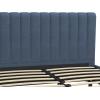 imageNovogratz Brittany Upholstered Bed Daybed Twin GrayBlue Linen