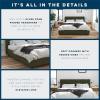 imageNovogratz Brittany Upholstered Bed Daybed Twin GrayGreen