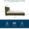 imageNovogratz Brittany Upholstered Bed Daybed Twin GrayGreen