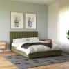 imageNovogratz Brittany Upholstered Bed Daybed Twin GrayGreen