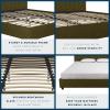 imageNovogratz Brittany Upholstered Bed Daybed Twin GrayGreen