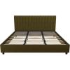 imageNovogratz Brittany Upholstered Bed Daybed Twin GrayGreen