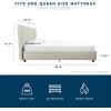 imageNovogratz Brittany Upholstered Bed Daybed Twin GrayGrey