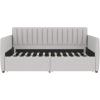 imageNovogratz Brittany Upholstered Bed Daybed Twin GrayGrey
