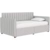 imageNovogratz Brittany Upholstered Bed Daybed Twin GrayGrey