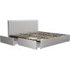 imageNovogratz Brittany Upholstered Bed Daybed Twin GrayLight Gray