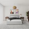 imageNovogratz Brittany Upholstered Bed Daybed Twin GrayLight Gray