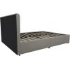 imageNovogratz Brittany Upholstered Bed Daybed Twin GrayLight Gray