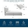 imageNovogratz Brittany Upholstered Bed Daybed Twin GrayLight Gray