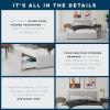 imageNovogratz Brittany Upholstered Bed Daybed Twin GrayLight Gray