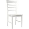 imageNovogratz Brooks 3Piece Wood Dining Set with Double Drop Leaf WhiteWhite