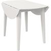 imageNovogratz Brooks 3Piece Wood Dining Set with Double Drop Leaf WhiteWhite