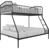 imageNovogratz Bushwick Metal Bunk Bed Kids Bedroom Furniture TwinFull Black