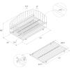imageNovogratz Bushwick Metal Daybed ampamp Trundle Twin Size Frame Black