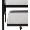 imageNovogratz Bushwick Metal Daybed ampamp Trundle Twin Size Frame Black