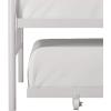 imageNovogratz Bushwick Metal Daybed ampamp Trundle Twin Size Frame Off White