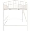 imageNovogratz Bushwick Metal Full Loft Bed Off White