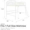 imageNovogratz Bushwick Metal Full Loft Bed Off White