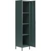 imageNovogratz Cache 1Door Tall Single Metal Locker Style Storage Cabinet Hunter Green
