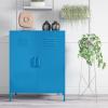 imageNovogratz Cache 2 Door Metal Locker Storage Blue Cabinet
