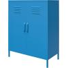 imageNovogratz Cache 2 Door Metal Locker Storage Blue Cabinet