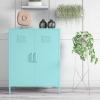 imageNovogratz Cache 2 Door Metal Locker Storage Mint Cabinet