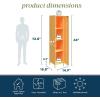 imageNovogratz Cache Cache 1Door Tall Single Metal Locker Style Storage Cabinet Yellow