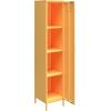imageNovogratz Cache Cache 1Door Tall Single Metal Locker Style Storage Cabinet Yellow