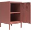 imageNovogratz Cache Metal Locker Style Living Room End Table Dusty Rose