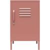 imageNovogratz Cache Metal Locker Style Living Room End Table Dusty Rose