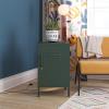 imageNovogratz Cache Metal Locker Style Living Room End Table Hunter Green