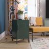 imageNovogratz Cache Metal Locker Style Living Room End Table Hunter Green