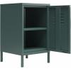 imageNovogratz Cache Metal Locker Style Living Room End Table Hunter Green