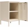 imageNovogratz Cache Metal Locker Style Living Room End Table Parchment