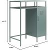 imageNovogratz Cache Metal LockerStyle Mini Refrigerator Organizer Hunter Green