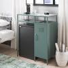 imageNovogratz Cache Metal LockerStyle Mini Refrigerator Organizer Hunter Green
