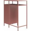 imageNovogratz Cache Metal LockerStyle Mini Refrigerator Organizer ParchmentDusy Rose
