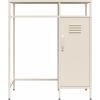imageNovogratz Cache Metal LockerStyle Mini Refrigerator Organizer ParchmentParchment