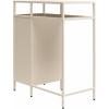 imageNovogratz Cache Metal LockerStyle Mini Refrigerator Organizer ParchmentParchment