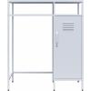 imageNovogratz Cache Metal LockerStyle Mini Refrigerator Organizer ParchmentPowder Blue